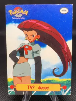 1999 Team Rocket Jesse Pokemon Topps TV9 Non-Holo - Image 1