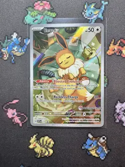 Eevee 173 Pokemon Center Exclusive Stamped Prismatic Evolutions ETB Promo - Image 1