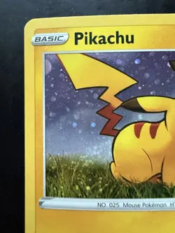 Pokemon Pikachu SWSH039 Black Star Cosmos Holo Promo (NM) - Image 2