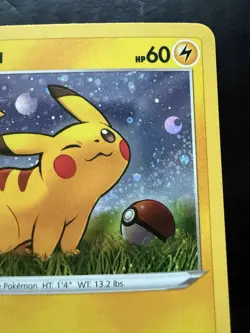 Pokemon Pikachu SWSH039 Black Star Cosmos Holo Promo (NM) - Image 3