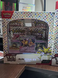 POKEMON 151 POSTER + ALAKAZAM COLLECTION BOXES Factory Sealed - Image 2