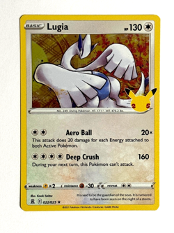 Pokemon TCG Lugia 022/025 Holo Rare Celebrations - Image 1