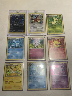 Pokemon TCG Eeveelutions Black & White Eevee Promo Set BW87-94 - Image 1