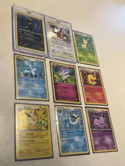 Pokemon TCG Eeveelutions Black & White Eevee Promo Set BW87-94 - Image 2