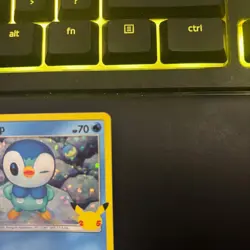 2021 Pokemon 25th Anniversary Mcdonalds Promo Holo Piplup 20/25 - Image 4