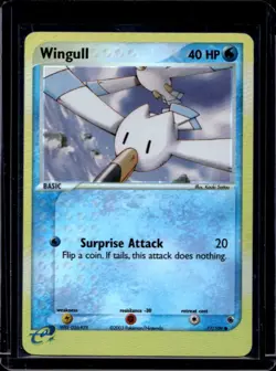 2003 Pokemon EX Ruby & Sapphire Wingull Reverse Holo #77/109 - Image 1