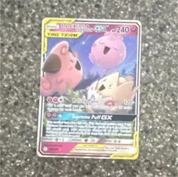 Pokemon Togepi & Cleffa & Igglybuff GX TAG TEAM Holo SM-Cosmic Eclipse 143/236 - Image 1