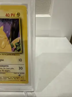 1999 Pokemon 1st Edition French Pikachu PSA 6 EXMT - Image 5