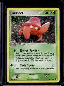 2004 Pokemon EX FireRed & LeafGreen Parasect Holo #43/112 - Image 1