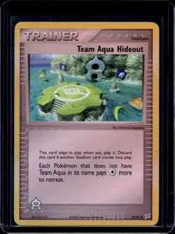 2004 Pokemon EX Team Magma vs Aqua Hideout #78/95 - Image 1