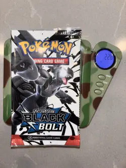 22.8g HEAVY Pokemon Scarlet & Violet Black Bolt Booster Pack New Sealed - Image 1