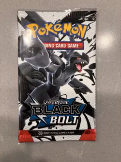 22.8g HEAVY Pokemon Scarlet & Violet Black Bolt Booster Pack New Sealed - Image 2