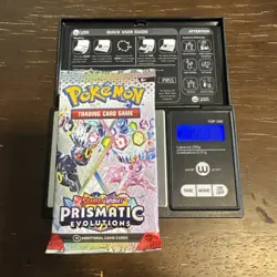 22.12g HEAVY - Pokemon TCG Prismatic Evolution Booster Pack!Possible GOD - Image 1