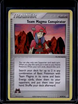 2004 Pokemon EX Team Magma vs Aqua Conspirator #82/95 - Image 1