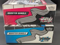 2x Pokemon SV10.5 Black Bolt White Flare Sealed Booster Bundle Display Case - Image 3