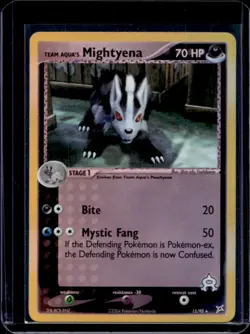 2004 Pokemon EX Team Magma vs Aqua's Mightyena #15/95 - Image 1