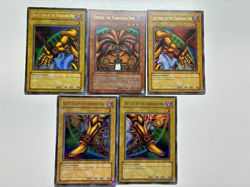 USA Seller Yugioh Exodia The Forbidden One SET ORIGINAL LOB-124 Ultra Rare LP - Image 1