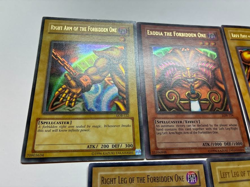 USA Seller Yugioh Exodia The Forbidden One SET ORIGINAL LOB-124 Ultra Rare LP - Image 4
