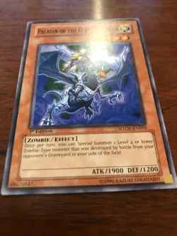 Paladin Of The Cursed Dragon - Common - 1st ed - SDZW-EN003 - NEAR MINT - YUGIOH - Image 2