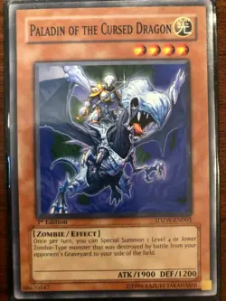 Paladin Of The Cursed Dragon - Common - 1st ed - SDZW-EN003 - NEAR MINT - YUGIOH - Image 3