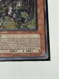 Yugioh Yubel - Terror Incarnate PTDN-EN007 Ultimate Rare MP - Image 4
