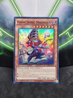 Yugioh Toon Dark Magician TDIL-EN032 Super Rare 1st Edition NM - Image 1