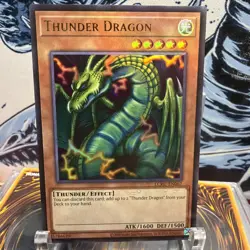 Yu-Gi-Oh! TCG Thunder Dragon LCKC-EN067 Ultra Rare NM + BONUS HOLO - Image 1