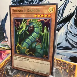 Yu-Gi-Oh! TCG Thunder Dragon LCKC-EN067 Ultra Rare NM + BONUS HOLO - Image 2