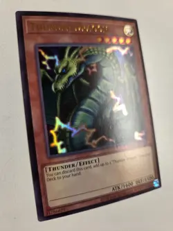 Thunder Dragon LCKC-EN067 Ultra Rare Yugioh Legendary Collection Kaiba Mint - Image 2