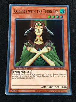 Yugioh Goddess with the Third Eye STP5-EN006 Super (LP) - Image 1