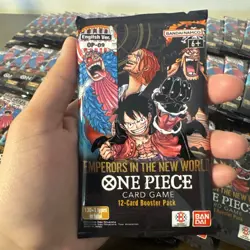 LOT OF 50 SEALED Booster Packs One Piece TCG: Emperors In The New World OP-09 - Image 3