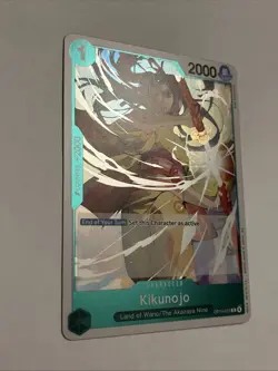 Kikunojo Rare (R) OP14-023 The Azure Sea's Seven English Foil - Image 2