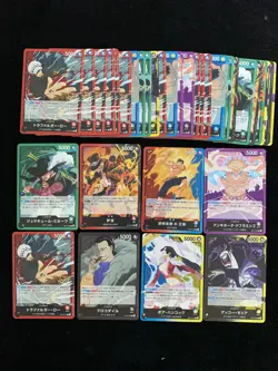 2023 One Piece CCG Japanese Dracule Mihawk Sabo Portgas D. Ace Lot*35 -LU57 - Image 1