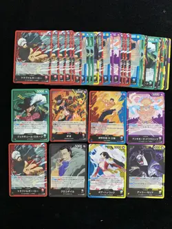 2023 One Piece CCG Japanese Dracule Mihawk Sabo Portgas D. Ace Lot*35 -LU57 - Image 2