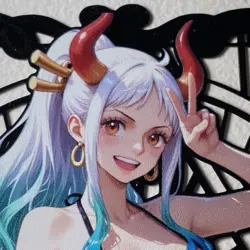 Waifu Anime Girl Metal Frame Trading Card - Limited Fan Art Collectible 001/100 - Image 2