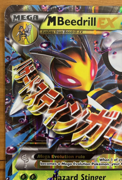 M Beedrill EX XY158 Pokemon Black Star Promo JUMBO CARD OVERSIZED - Image 4