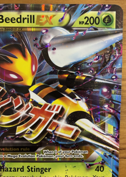 M Beedrill EX XY158 Pokemon Black Star Promo JUMBO CARD OVERSIZED - Image 5