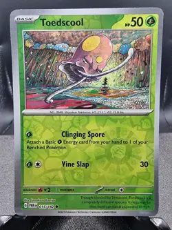 Toedscool 015/182 Sv04: Paradox Rift Pokemon Reverse Holo - Image 1