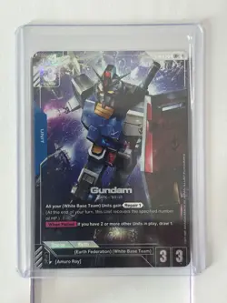 GD01-001 Gundam LR+ Gundam Card Game TCG Alternate Art - Image 1
