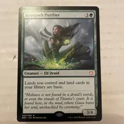 Rootpath Purifier Commander: The Brothers' War Regular Mythic Rare Mtg - Image 1