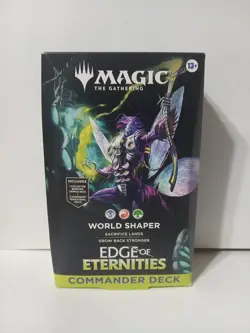 Magic: The Gathering Edge of Eternities World Shaper Commander Deck Unopened - Image 1