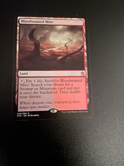 Bloodstained Mire Khans of Tarkir Regular - Image 1