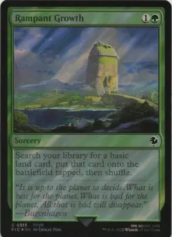 Rampant Growth (Surge Foil) - FOIL - C Commander: FINAL FANTASY 313 - MTG - Image 1