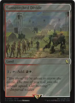 Sunscorched Divide (Surge Foil) - FOIL - R Commander: FINAL FANTASY 433 - MTG - Image 1