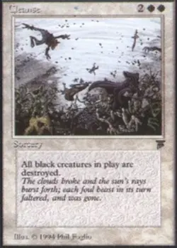 Moderate Play, English MTG Regular Cleanse Legends Magic the Gathering - Image 1