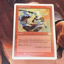 Final Fortune X1 Mtg Classic Sixth 6th Edition Lp/Lp- - Image 1