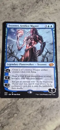 Tezzeret, Artifice Master Jumpstart 2022 Regular Mythic MTG NM - Image 1