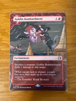 Goblin Bombardment - Wilds of Eldraine: Enchanting Tales WOT - MTG - Image 1