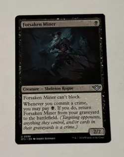 MTG Forsaken Miner - Outlaws of Thunder Junction LP - Image 1