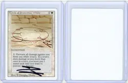 Circle of Protection: White Revised Signed Douglas Shuler Artist Proof MTG - Image 3